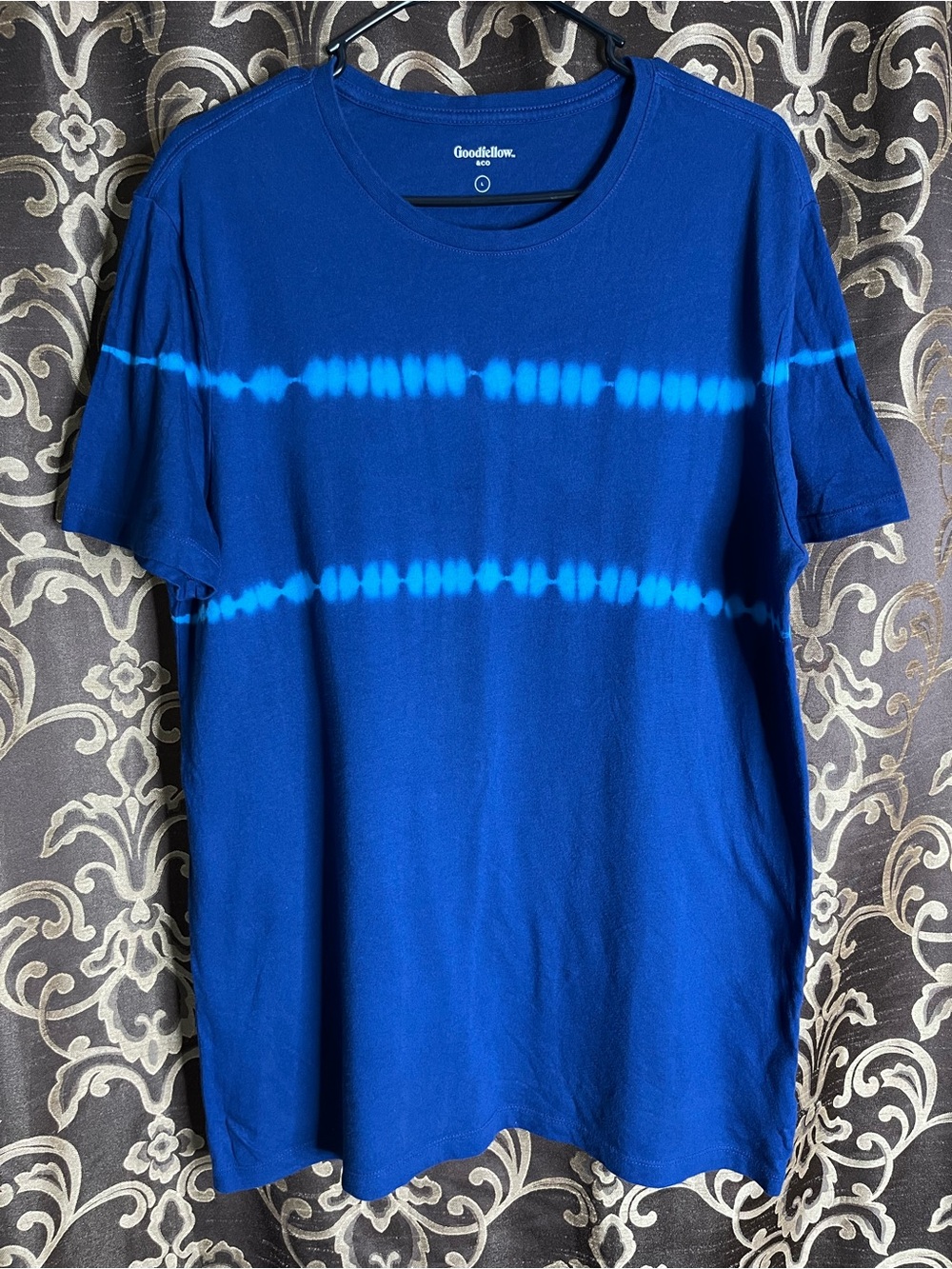 Goodfellow & Co Men's Royal Blue Tie-Dye Short Sleeve Tee